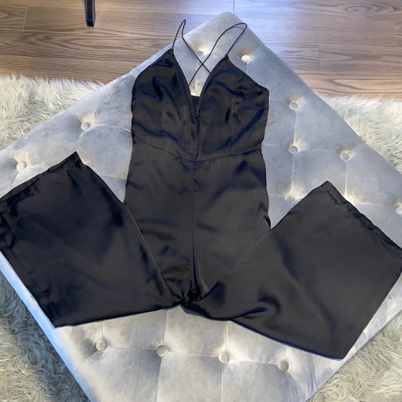 Satin jumpsuit - Picture 2 of 2